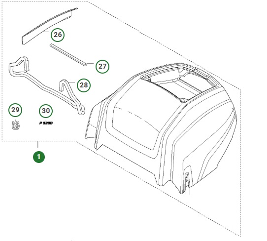 Pokrywa Silnika 5757500-01 w grupie  w GPLSHOP (5757500-01)