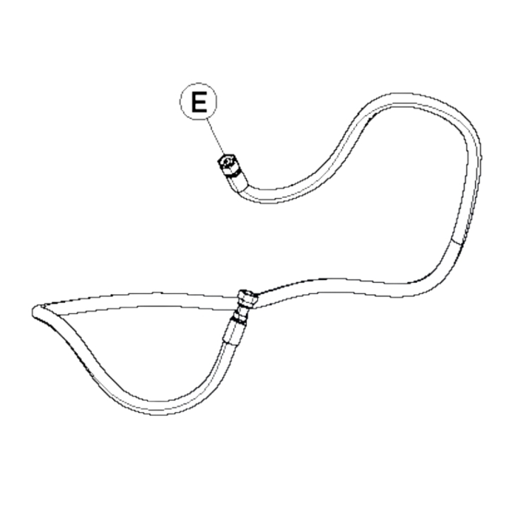 Wąż hydrauliczny 3/8 Podnoszenie Un 5758754-02 w grupie  w GPLSHOP (5758754-02)