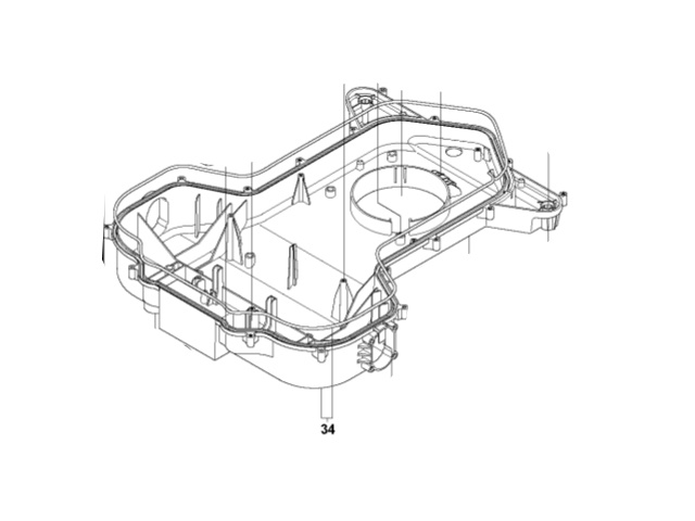 CHASSI LOWER KIT w grupie Części Zamienne Kosiarka Automatyczna / Części zamienne Husqvarna Automower® 265 ACX / Automower 265 ACX - 2015 w GPLSHOP (5759439-02)