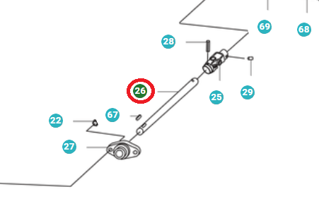 Wał Napędowy 5764895-01 w grupie  w GPLSHOP (5764895-01)