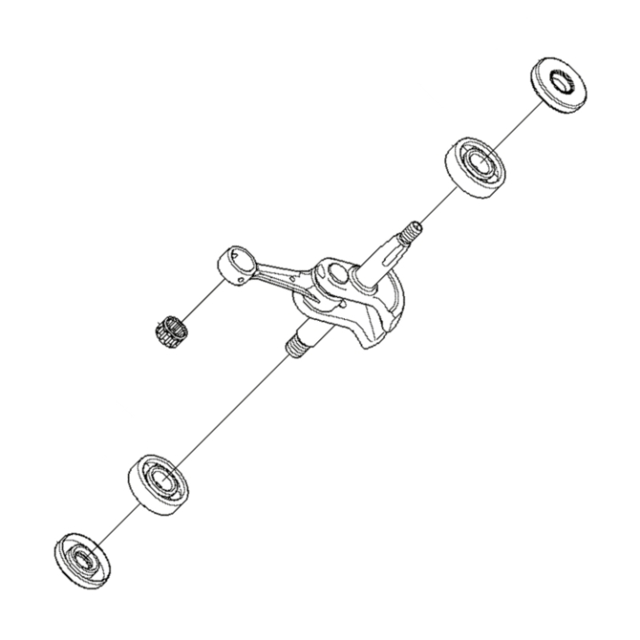 Wał korbowy w grupie Części Zamienne / Części zamienne Nożyce do żywopłotu / Części zamienne Husqvarna 122HD45 w GPLSHOP (5776700-01)