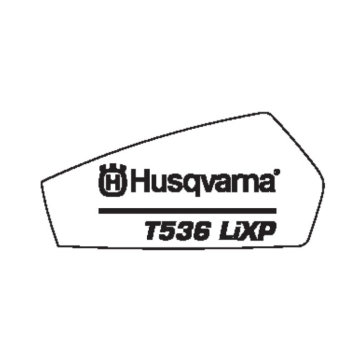 Naklejka 5782290-01 w grupie Części Zamienne / Części zamienne Pilarki / ➤Serii 500 / Części zamienne Husqvarna T536Li XP w GPLSHOP (5782290-01)