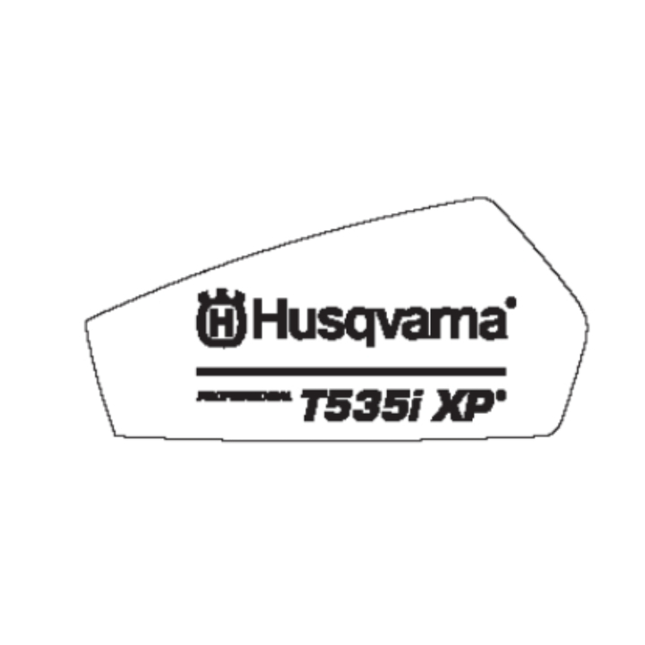 Naklejka na produkt T535I Xp 5782290-02 w grupie Części Zamienne / Części zamienne Pilarki / Części zamienne Husqvarna T535i XP w GPLSHOP (5782290-02)