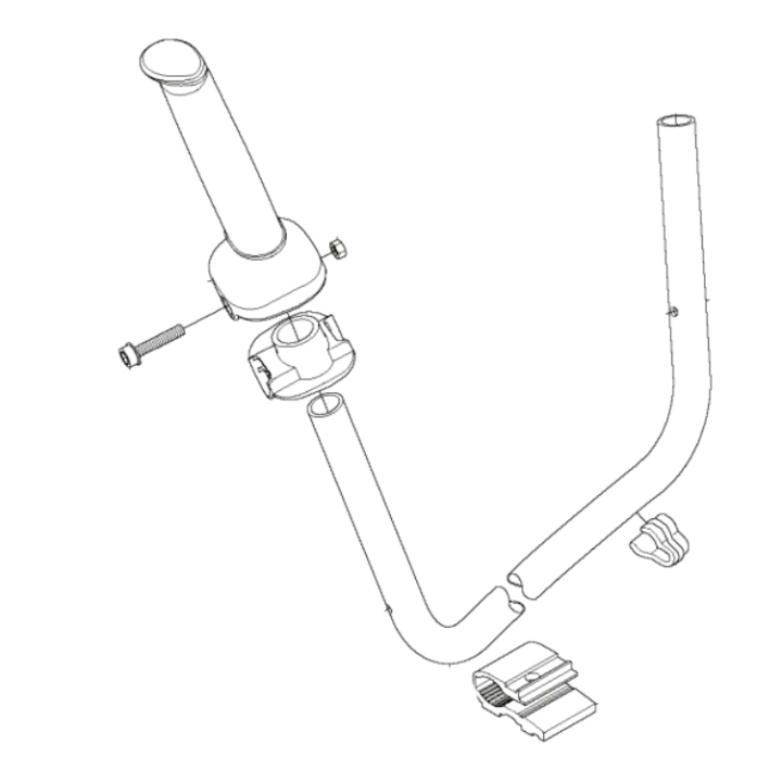 Kierownica Kompletna Horda Grip 5782482-02 w grupie Części Zamienne / Części zamienne Wykaszarki / Części zamienne Husqvarna 525RX/T w GPLSHOP (5782482-02)