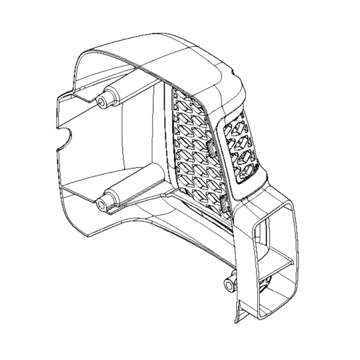 Osłona Tłumika 5783017-01 w grupie Części Zamienne / Części zamienne McCulloch Wykaszarki / Części zamienne McCulloch B40P Elite w GPLSHOP (5783017-01)