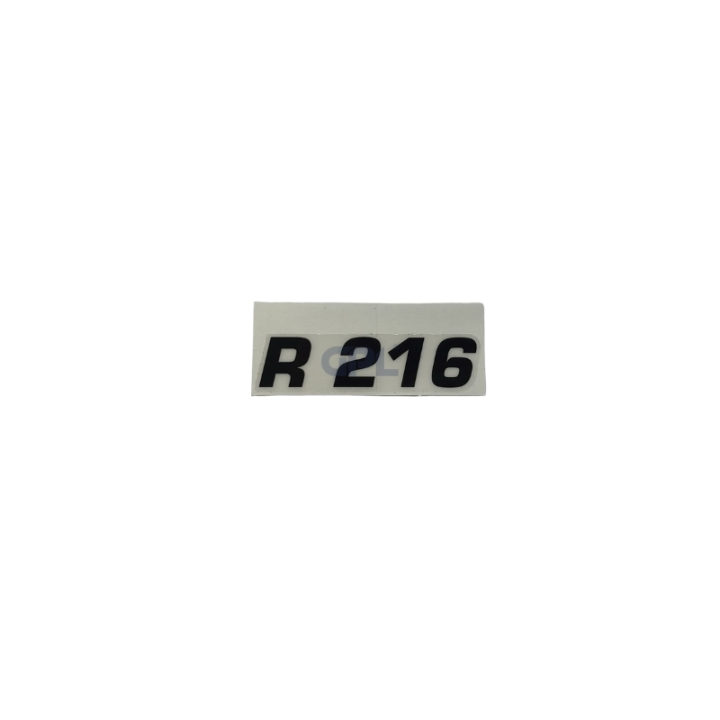 Naklejka R216 w grupie Części Zamienne / Części zamienne Rider / Części zamienne Husqvarna Rider 216 w GPLSHOP (5783645-02)