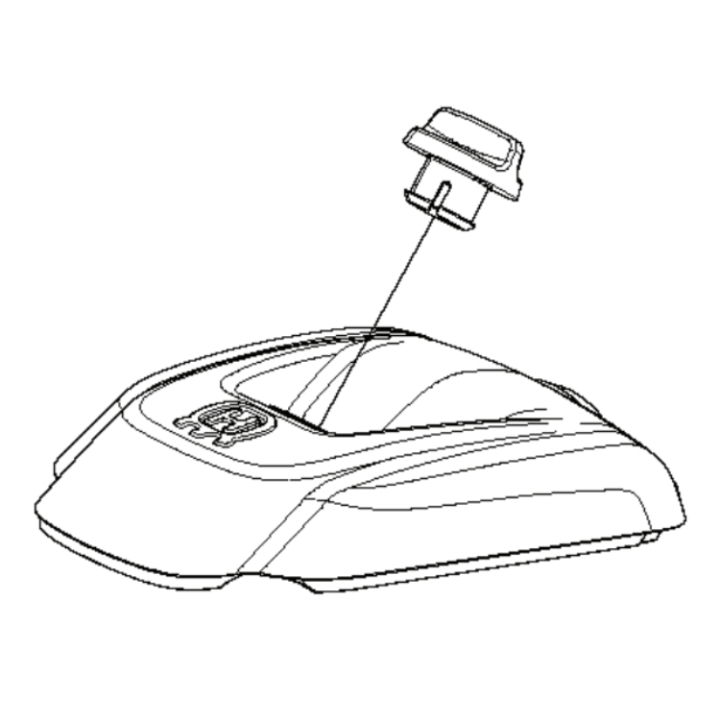 Pokrywa, filtr powietrza 5793120-01 w grupie Części Zamienne / Części zamienne Pilarki / Części zamienne Husqvarna 439 w GPLSHOP (5793120-01)