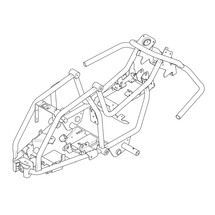 Rama w grupie Części Zamienne / Części zamienne Rider / Części zamienne Husqvarna Rider 115B w GPLSHOP (5812741-01)