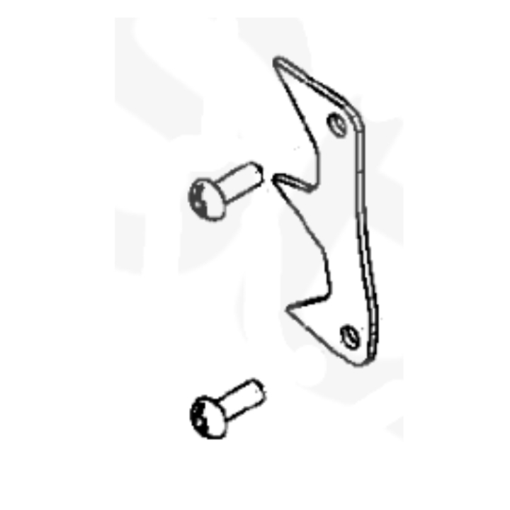 Wspornik kory, zestaw 5826296-01 w grupie Części Zamienne / Części zamienne Pilarki / Części zamienne Husqvarna 120/E w GPLSHOP (5826296-01)