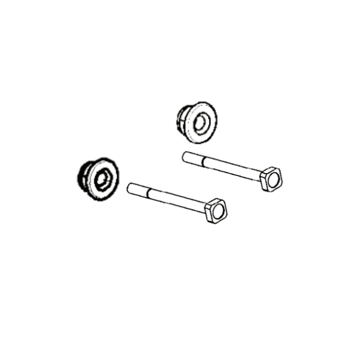 Śruba i nakrętka tłumika K 5826301-01 w grupie Części Zamienne / Części zamienne Pilarki / Części zamienne Husqvarna 120/E w GPLSHOP (5826301-01)