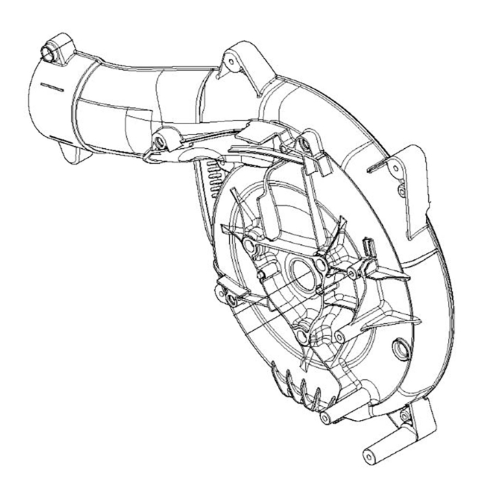 Muszla Wa w grupie Części Zamienne / Części zamienne Dmuchawy do liści / Części zamienne Husqvarna 525BX w GPLSHOP (5856125-01)