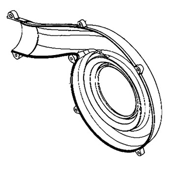 Siano muszlowe w grupie Części Zamienne / Części zamienne Dmuchawy do liści / Części zamienne Husqvarna 525BX w GPLSHOP (5856126-01)