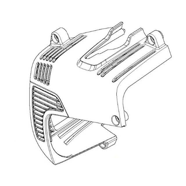 Osłona silnika w grupie Części Zamienne / Części zamienne Dmuchawy do liści / Części zamienne Husqvarna 525BX w GPLSHOP (5856252-02)