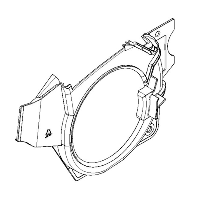 Chłodzenie przewodu powietrznego 5866890-01 w grupie Części Zamienne / Części zamienne Pilarki / Części zamienne Husqvarna 543XP/G w GPLSHOP (5866890-01)