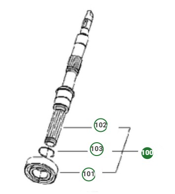 Wał Pompy 5868790-01 w grupie w GPLSHOP (5868790-01)