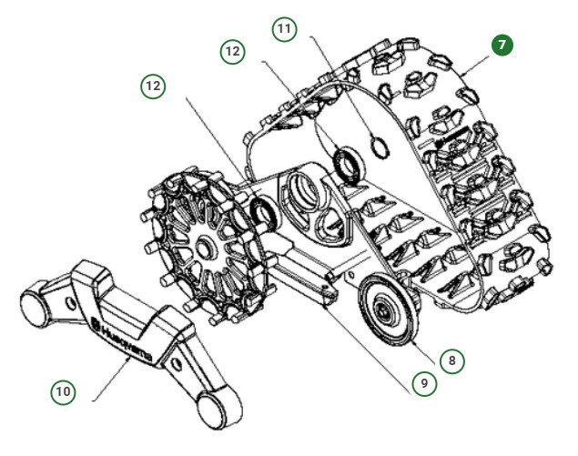 Gumowa Gąsienica 5869964-01 w grupie w GPLSHOP (5869964-01)