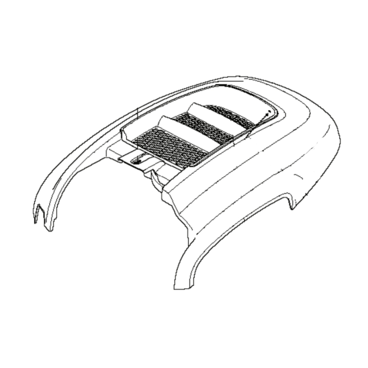 Pokrywa Silnika Kompletna, Czarna 5870091-03 w grupie  w GPLSHOP (5870091-03)