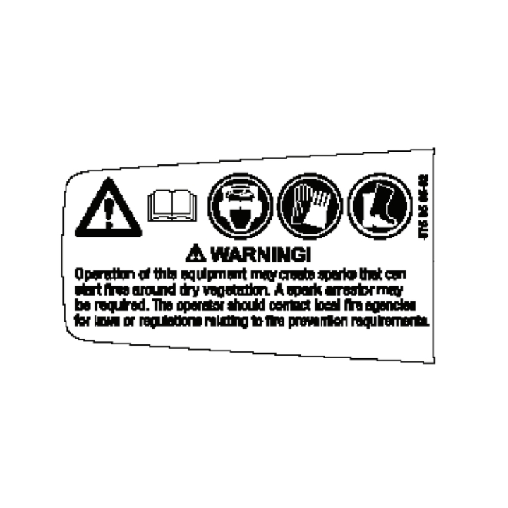 Naklejka w grupie Części Zamienne / Części zamienne Nożyce do żywopłotu / Części zamienne Husqvarna 322HD60 w GPLSHOP (5871300-02)