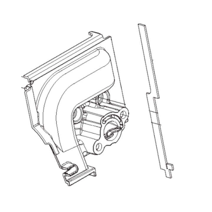 Wlot kompl. w grupie Części Zamienne / Części zamienne Dmuchawy do liści / Części zamienne Husqvarna 525BX w GPLSHOP (5871945-01)