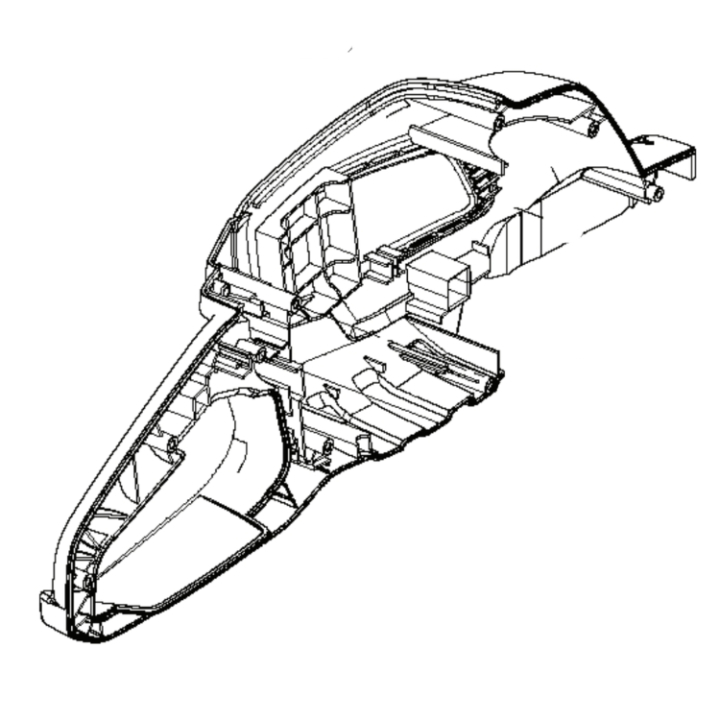 Pokrywa lewa w grupie Części Zamienne / Części zamienne Nożyce do żywopłotu / Części zamienne Husqvarna 115iHD45 w GPLSHOP (5881458-03)