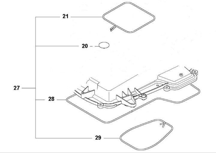 USZCZELKA KIT w grupie Części Zamienne Kosiarka Automatyczna / Części zamienne Gardena R45Li / Gardena R45Li - 2019 w GPLSHOP (5884070-01)