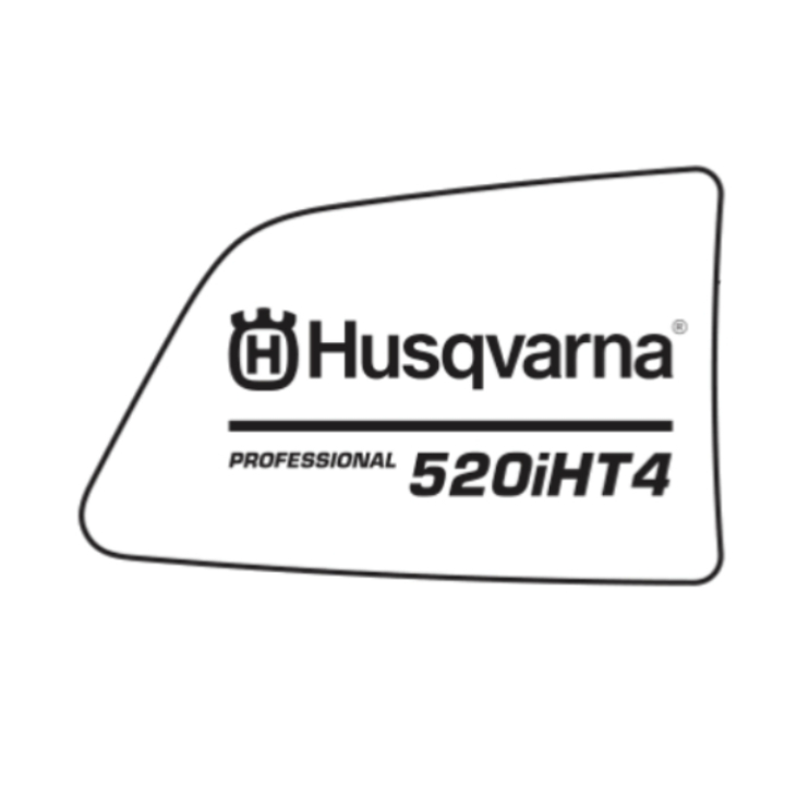 Naklejka Produkt 520Iht4 w grupie Części Zamienne / Części zamienne Nożyce do żywopłotu / Części zamienne Husqvarna 520iHT4 w GPLSHOP (5886028-09)