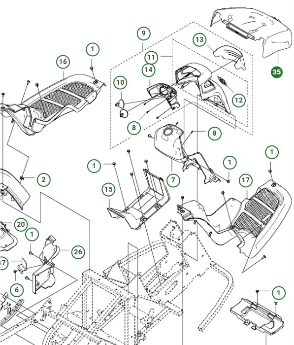 Pokrywa, Rama Narzędziowa 5892243-01 w grupie w GPLSHOP (5892243-01)
