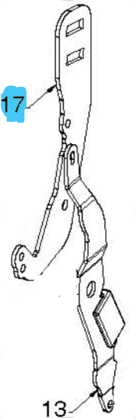 Ramię Koła Pasowego 5892629-02 w grupie  w GPLSHOP (5892629-02)