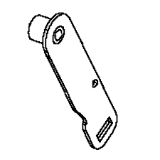 Koło napinające napędu ramienia, czarny cynk, pla 5892905-02 w grupie  w GPLSHOP (5892905-02)