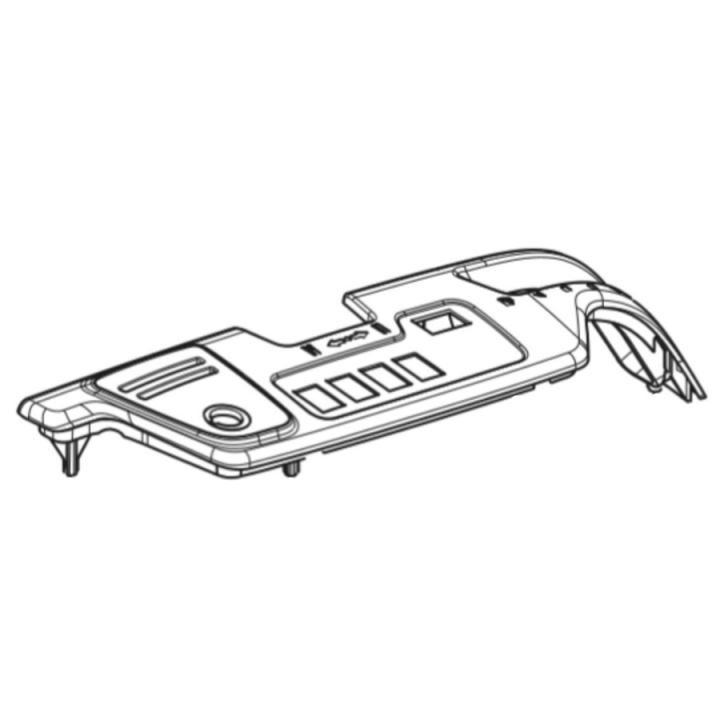 Osłona panelu sterowania, góra 5894986-02 w grupie Części Zamienne / Części zamienne Rider / Części zamienne Husqvarna Rider 420 TSX AWD w GPLSHOP (5894986-02)