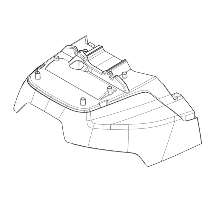 Osłona główna maski silnika Obowiązuje F 5894994-02 w grupie Części Zamienne / Części zamienne Rider / Części zamienne Husqvarna Rider 420 TSX AWD w GPLSHOP (5894994-02)