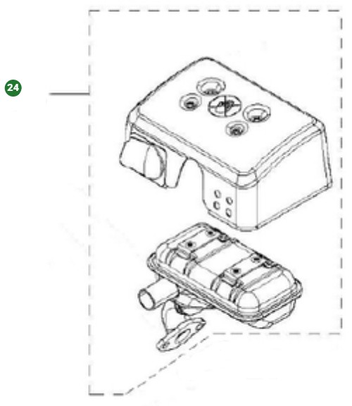 Tłumik, Kpl 5903918-01 w grupie w GPLSHOP (5903918-01)