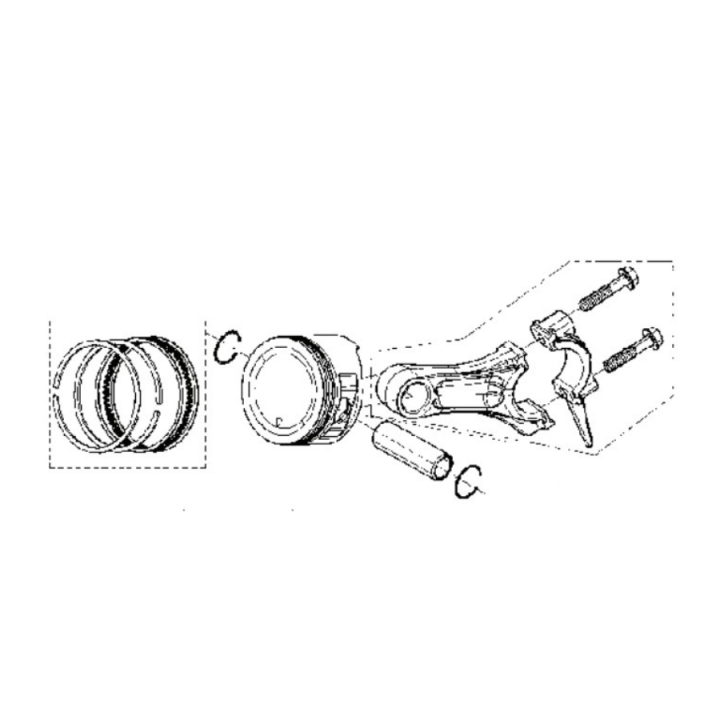 Zespół cylindra Zespół cylindra Pu w grupie Części Zamienne / Części zamienne do Glebogryzarek Husqvarna / Części zamienne Husqvarna TF225 w GPLSHOP (5903924-02)