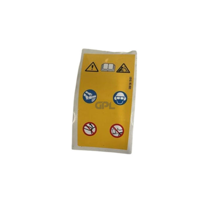Naklejki H565/H572 5905670-01 w grupie Części Zamienne / Części zamienne Pilarki / Części zamienne Husqvarna 572XP/G w GPLSHOP (5905670-01)