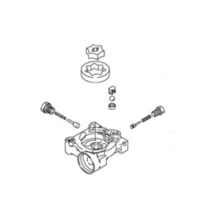Pompownia, Zestaw w grupie Części Zamienne / Części zamienne Rider / Części zamienne Husqvarna Rider 420 TSX AWD w GPLSHOP (5906216-01)