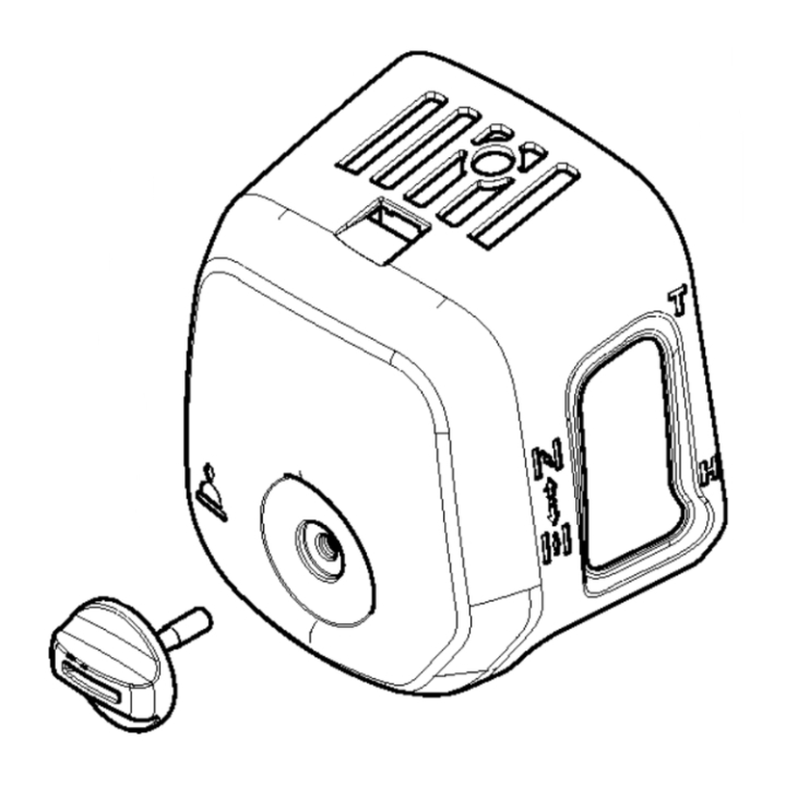 Pokrywa Filtra Powietrza Kompletna 5909323-01 w grupie  w GPLSHOP (5909323-01)