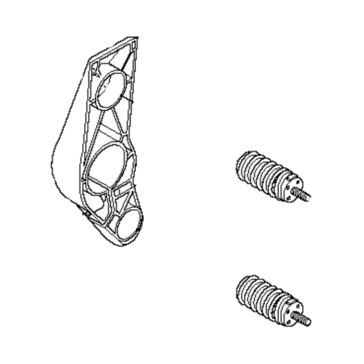Zestaw uchwytów antywibracyjnych 5911860-01 w grupie Części Zamienne / Części zamienne Wykaszarki / Części zamienne Husqvarna 545RX/T/Autotune w GPLSHOP (5911860-01)