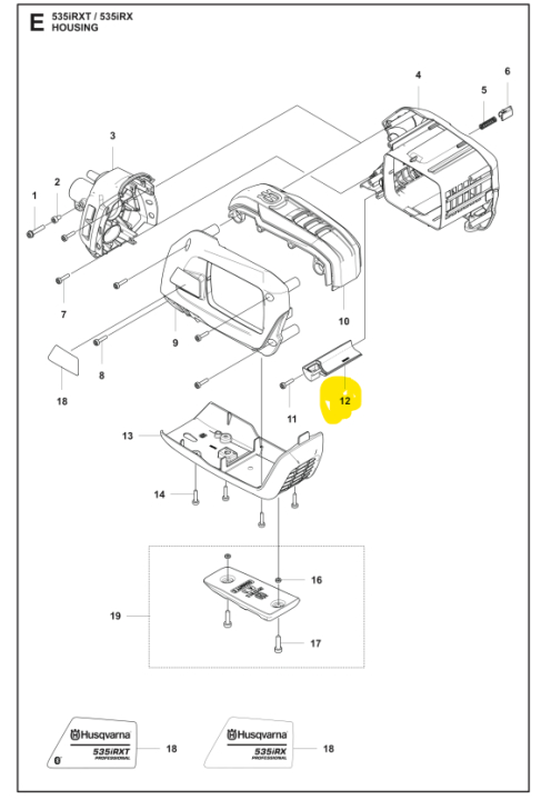 Przewód powietrzny w grupie Części Zamienne / Części zamienne Wykaszarki / Części zamienne Husqvarna 535iRXT w GPLSHOP (5931089-01)