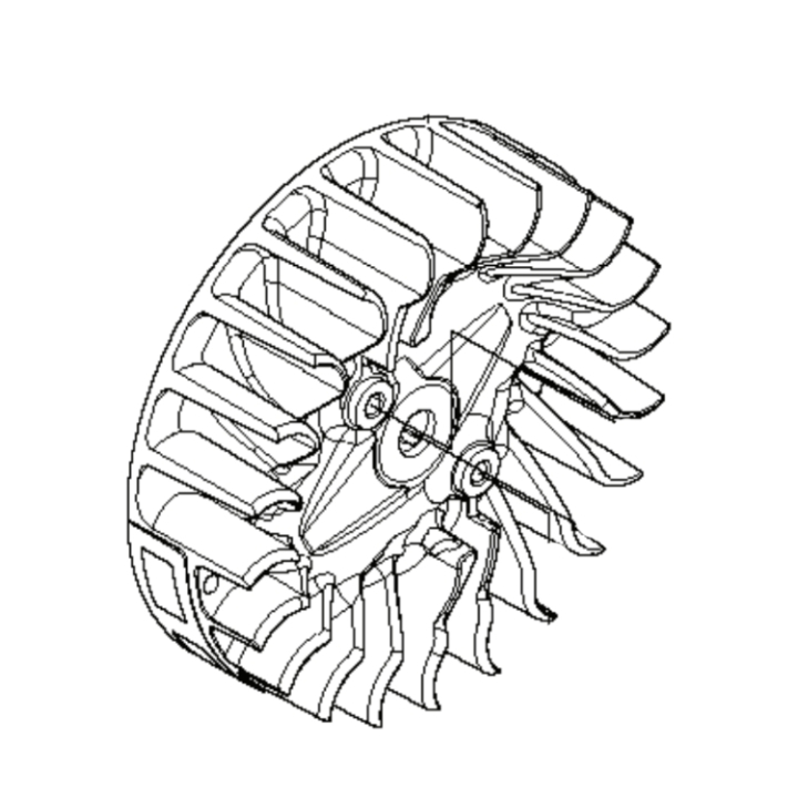 Zespół koła zamachowego Husqvarna 592XPG w grupie Części Zamienne / Części zamienne Pilarki / Części zamienne Husqvarna 592XP/G w GPLSHOP (5932399-02)
