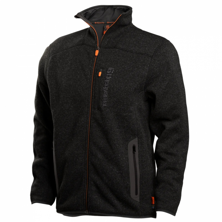 Husqvarna Xplorer Fleece jacket men granite grey w grupie Produkty do pielęgnacji ogrodów oraz do gospodarki leśnej marki / Husqvarna Wyposażenie i odzież ochronna / Zwykłe ubrania Xplorer w GPLSHOP (5932523)