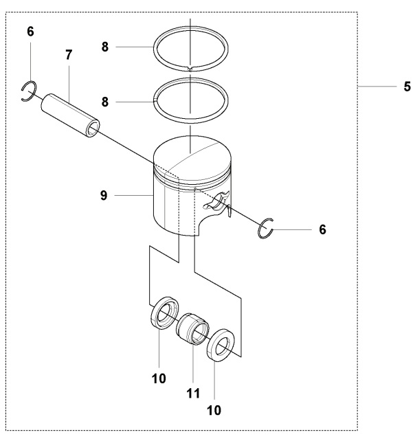 Tłok Kompletny 5933051-01 w grupie  w GPLSHOP (5933051-01)