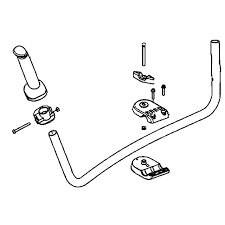 Zespół kierownicy Zespół kierownicy w grupie Części Zamienne / Części zamienne Wykaszarki / Części zamienne Husqvarna 535iFR w GPLSHOP (5936240-02)