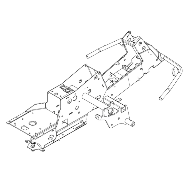Podwozie 2Wd Szare w grupie Części Zamienne / Części zamienne Rider / Części zamienne Husqvarna Rider 316T w GPLSHOP (5949214-02)