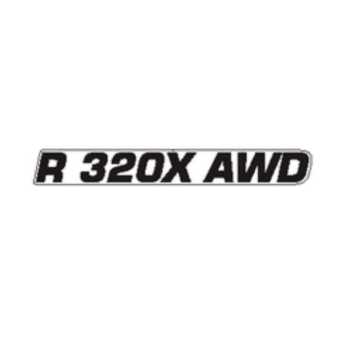 Naklejka na maskę silnika R 320X AWD w grupie  w GPLSHOP (5952749-02)