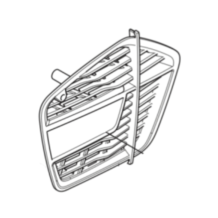 Pilarka łańcuchowa z wlotem powietrza 340I 5958933-01 w grupie Części Zamienne / Części zamienne Pilarki / Części zamienne Husqvarna 435i w GPLSHOP (5958933-01)