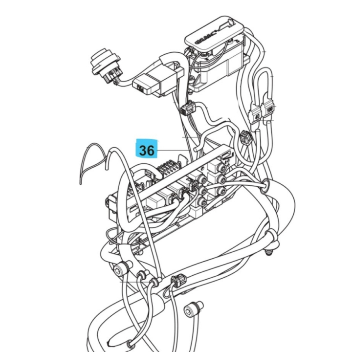 Zespół okablowania zasilacza W122 w grupie  w GPLSHOP (5960280-08)