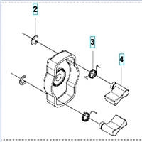 Rozrusznik 5963304-01 w grupie Części Zamienne / Części zamienne Wykaszarki / Części zamienne Husqvarna 525RX/T w GPLSHOP (5963304-01)