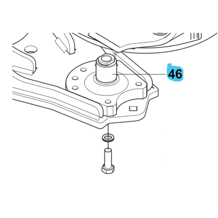 Dolny sworzeń wału Ã 30 w grupie  w GPLSHOP (5966630-01)
