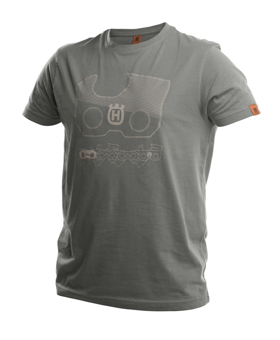 Husqvarna Xplorer T-shirt Short Sleeve Light Grey Unisex w grupie Produkty do pielęgnacji ogrodów oraz do gospodarki leśnej marki / Husqvarna Wyposażenie i odzież ochronna / Zwykłe ubrania Xplorer w GPLSHOP (5967248)