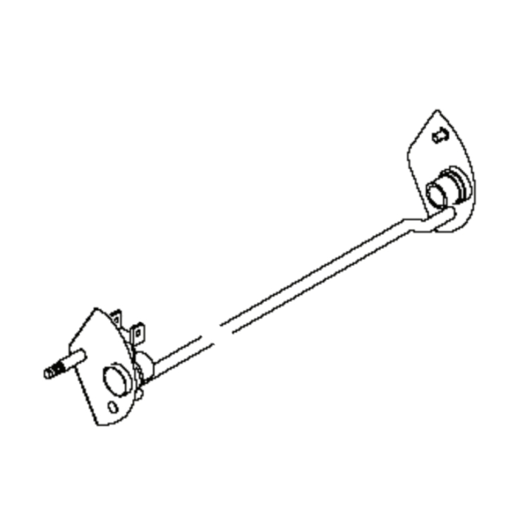 Rama osi tylnej - malowana tylna w grupie Części Zamienne / Części zamienne do Kosiarek McCulloch / Części zamienne McCulloch M46-140R Classic+ w GPLSHOP (5968162-01)